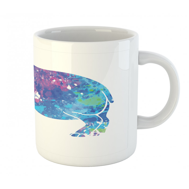 Colorful Silhouette Form Mug