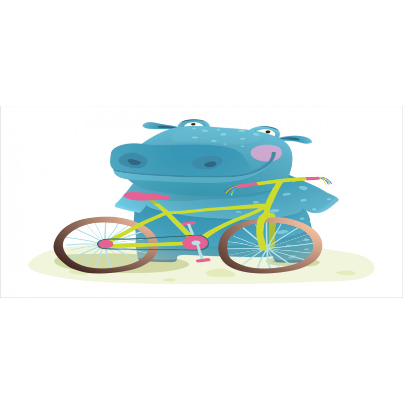 Hippo Child with Bicycle Mug