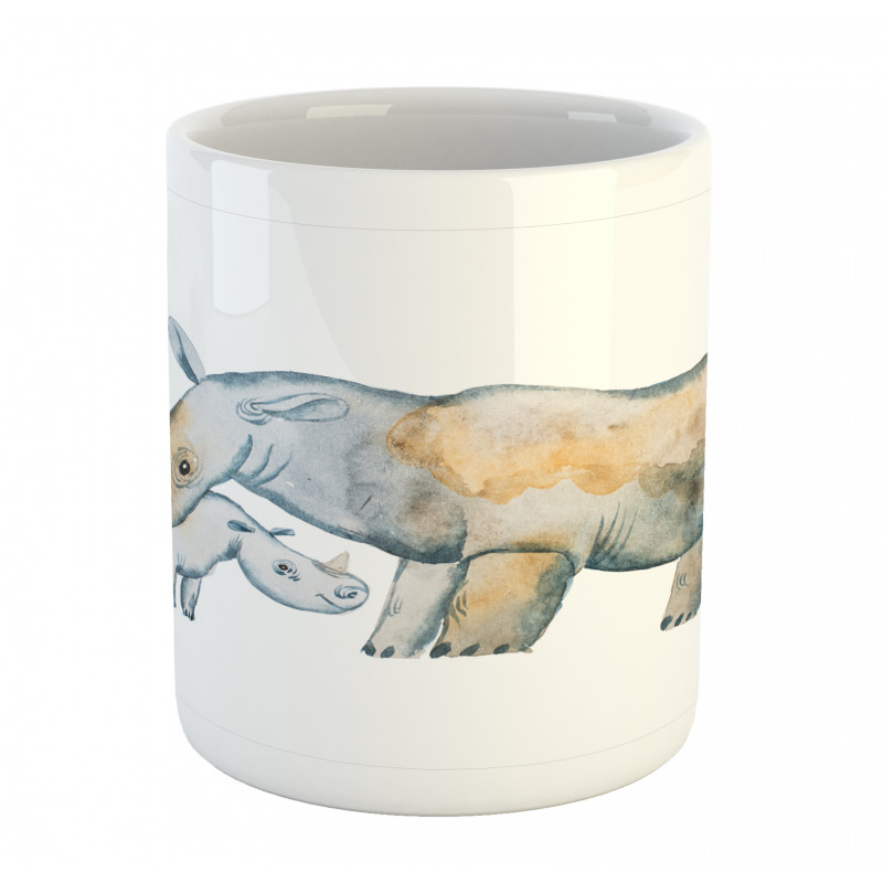 Mother and Baby Animals Mug