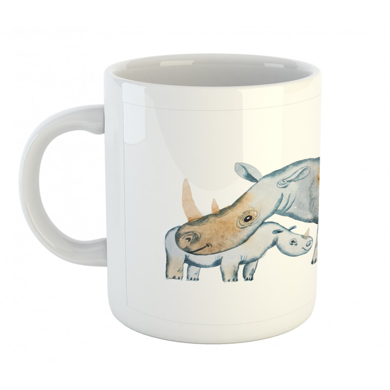 Mother and Baby Animals Mug