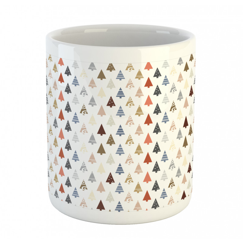 Fir Tree Motif Mug