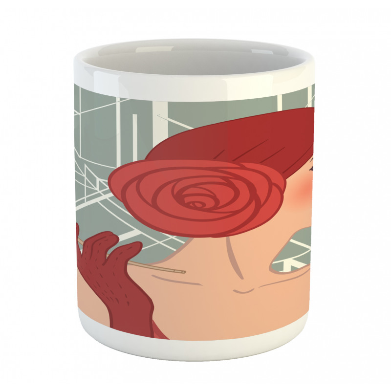 Lady with Bandana Mug