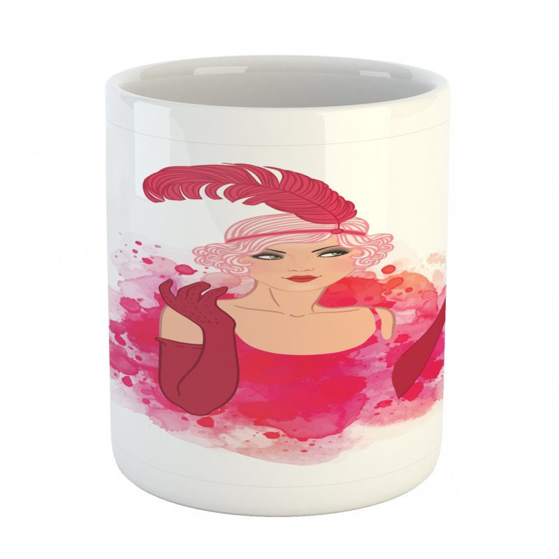 Feather Headband Mug