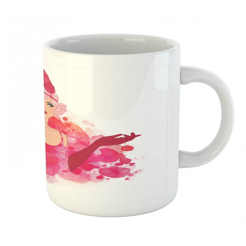 Feather Headband Mug