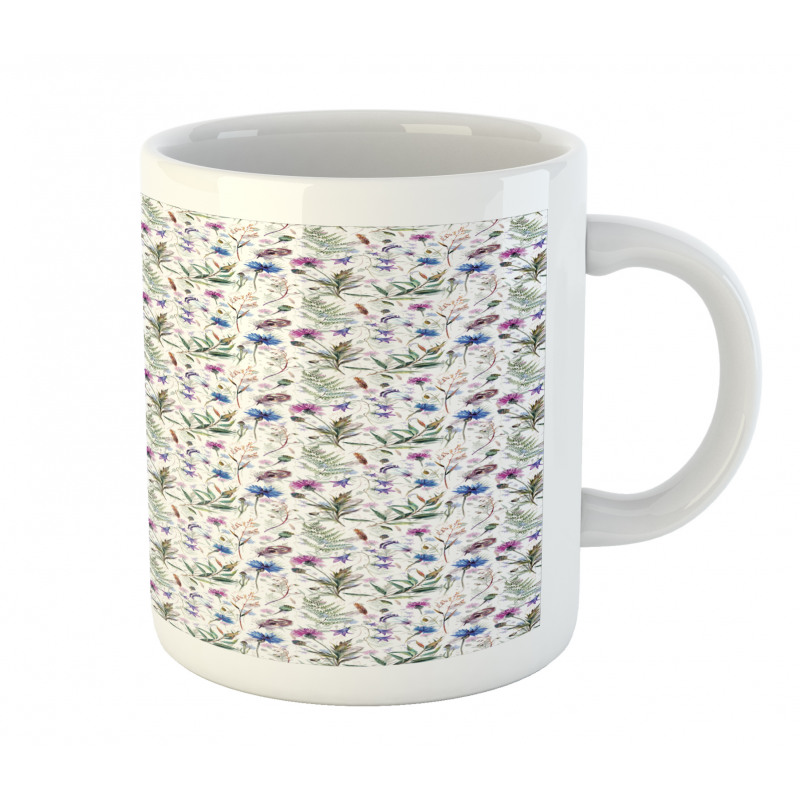 Watercolor Wildflowers Mug