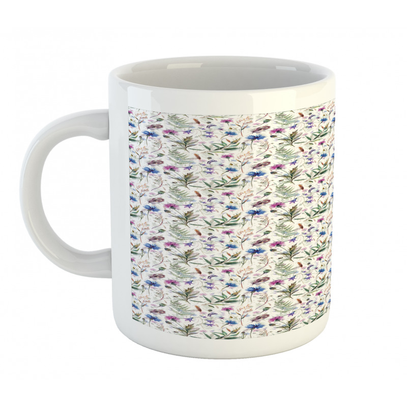 Watercolor Wildflowers Mug