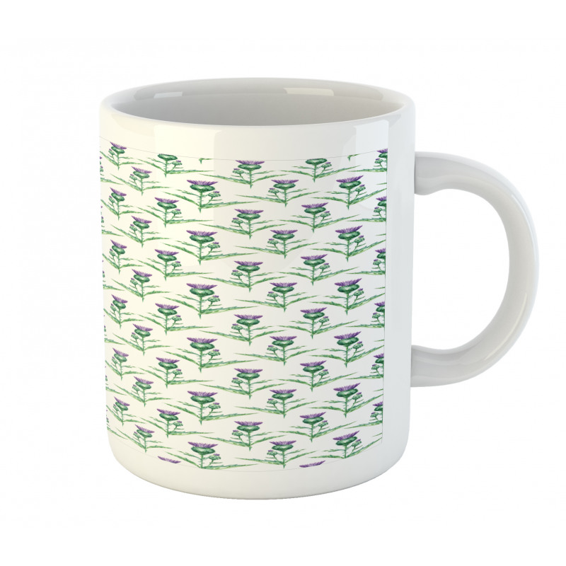 Botanical Print Plant Mug