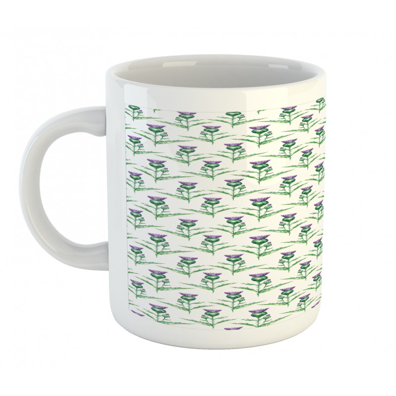 Botanical Print Plant Mug