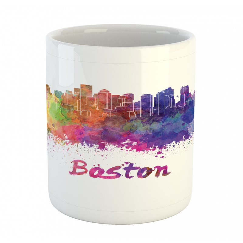 Ink Splattered Design Mug