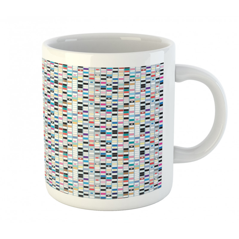 Colorful Shapes Pattern Mug