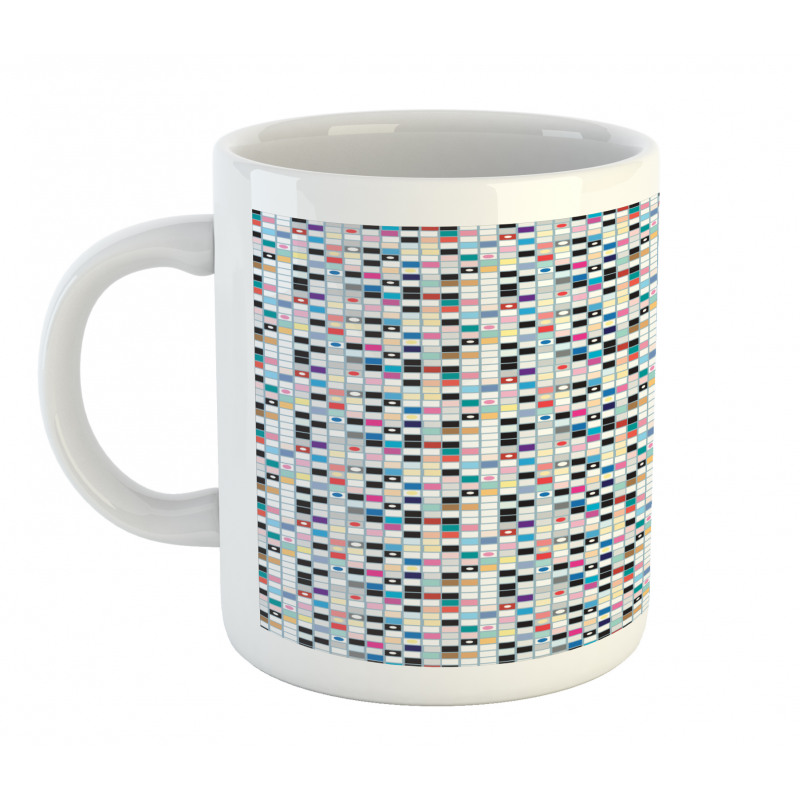 Colorful Shapes Pattern Mug