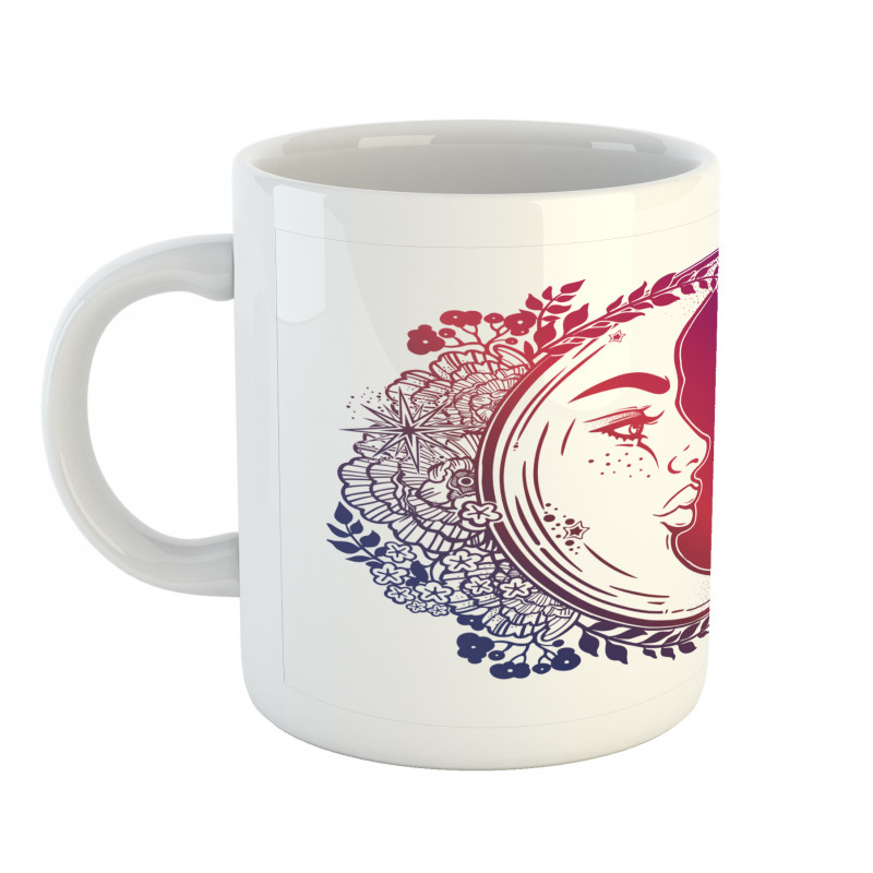 Oriental Crescent Moon Mug