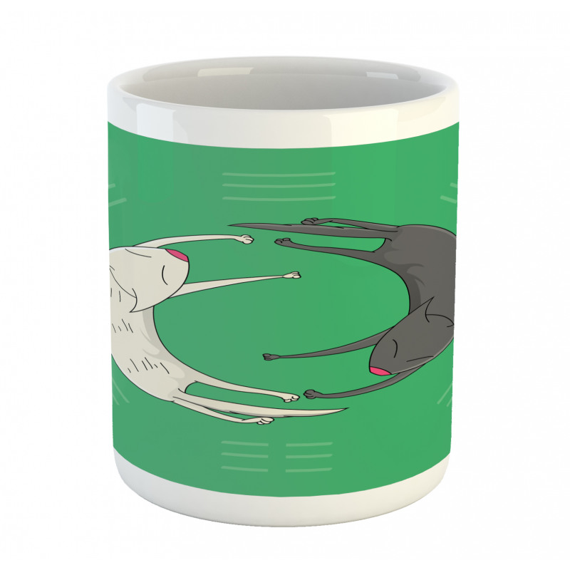 Sleeping Cats Trigrams Mug