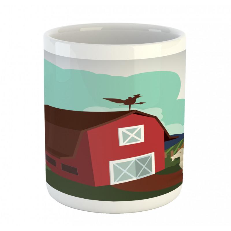 Rural Farmland Crop Bovine Mug