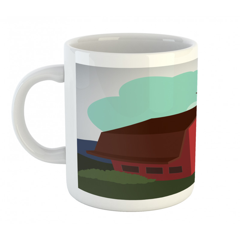 Rural Farmland Crop Bovine Mug