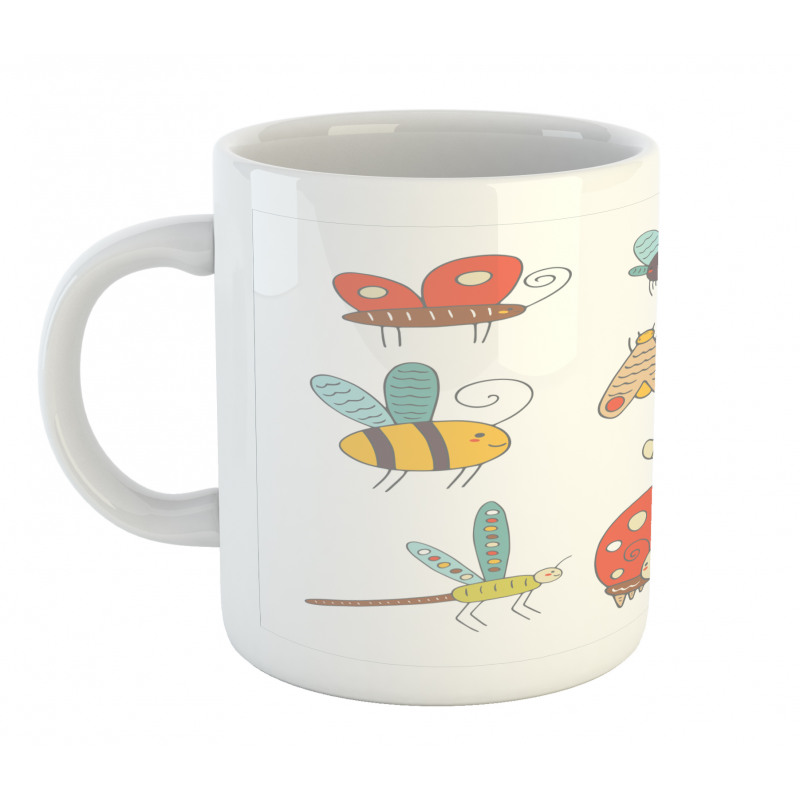 Nursery Doodle Bugs Mug