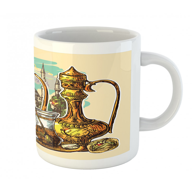 Teapot Sweets Turkish Mug