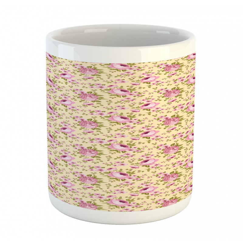 Hydrangeas on Branches Mug