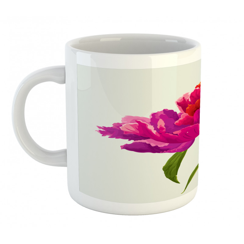 Flower and Vibrant Petals Mug