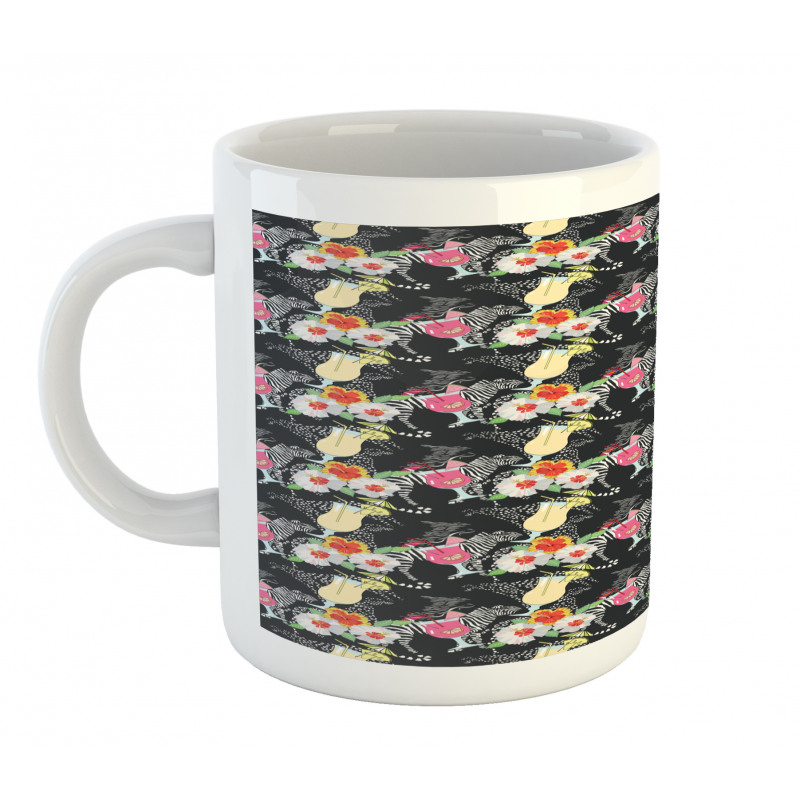 Cocktails Hibiscus Zebra Mug