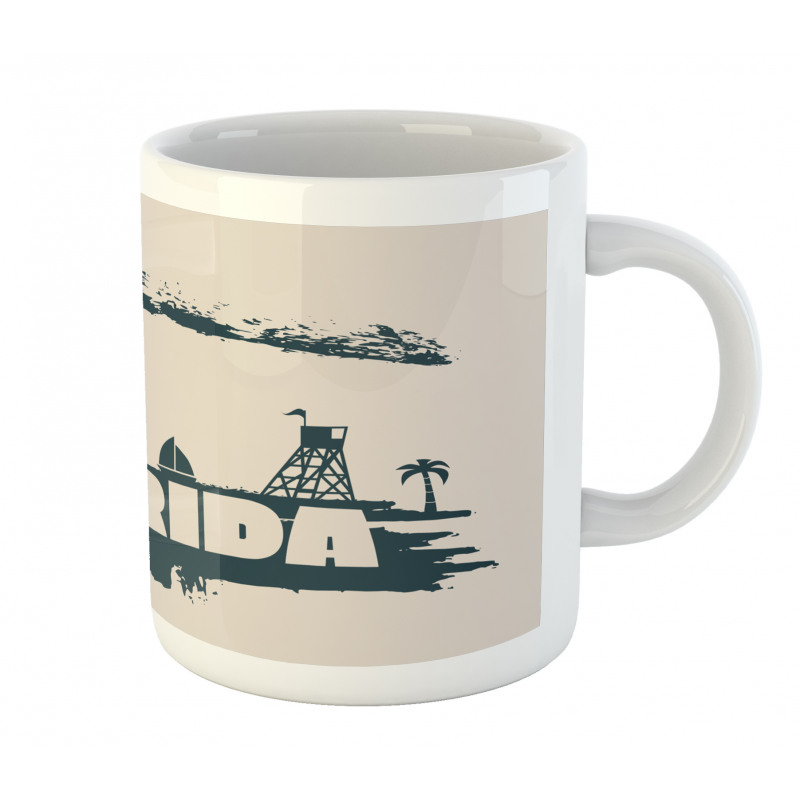 Vintage Seaside View Mug