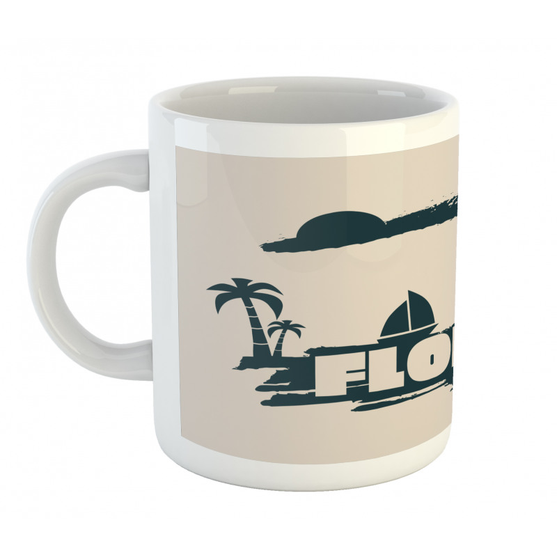 Vintage Seaside View Mug