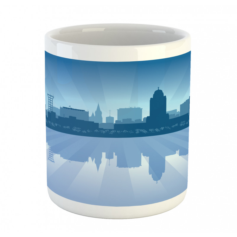 Lincoln City Skyline Mug