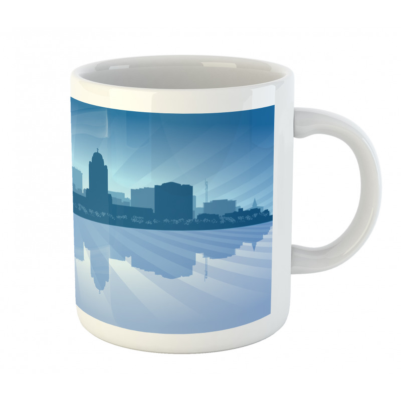 Lincoln City Skyline Mug