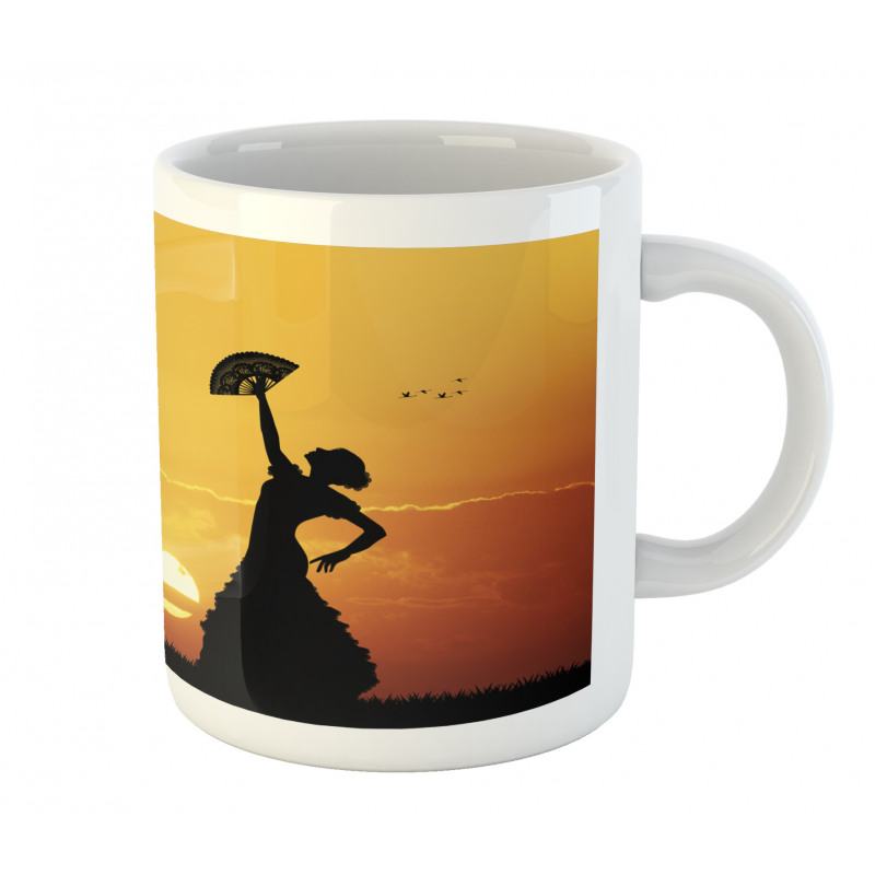 Flamenco Dancer Guitar Mug