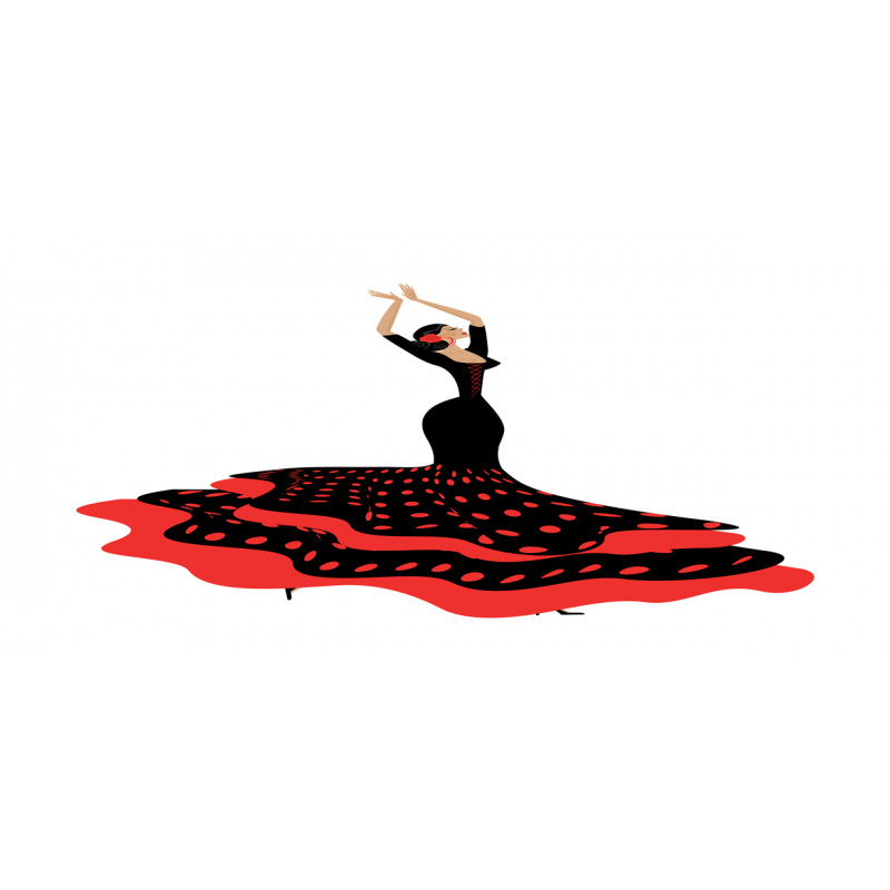 Flamenco Woman Folkloric Mug