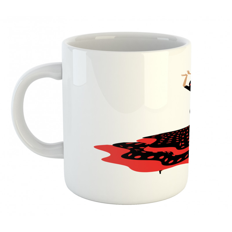 Flamenco Woman Folkloric Mug