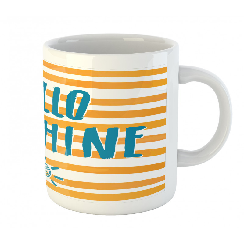 Words Stripes Mug