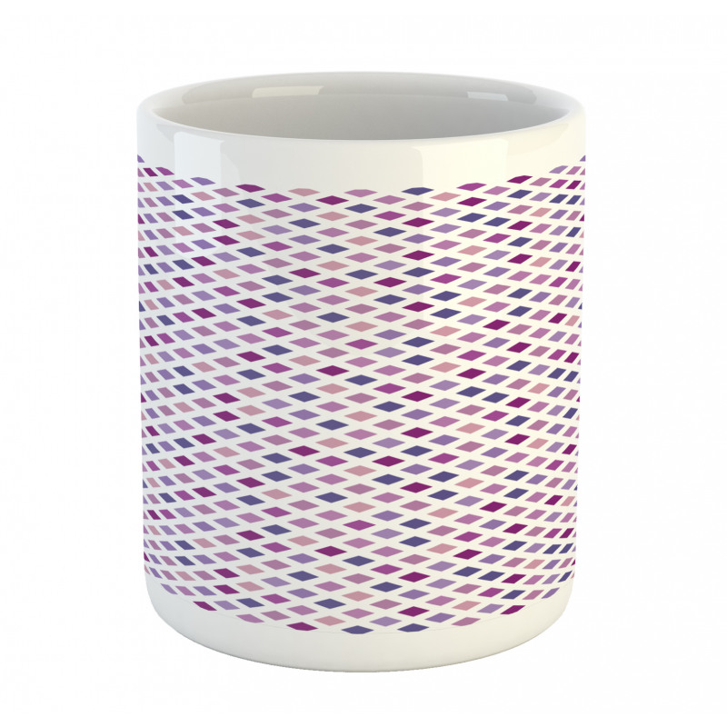 Diagonal Squares Mesh Mug