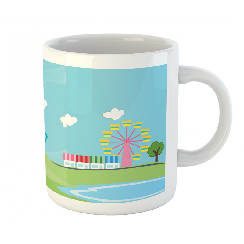 Cartoon Village Mug