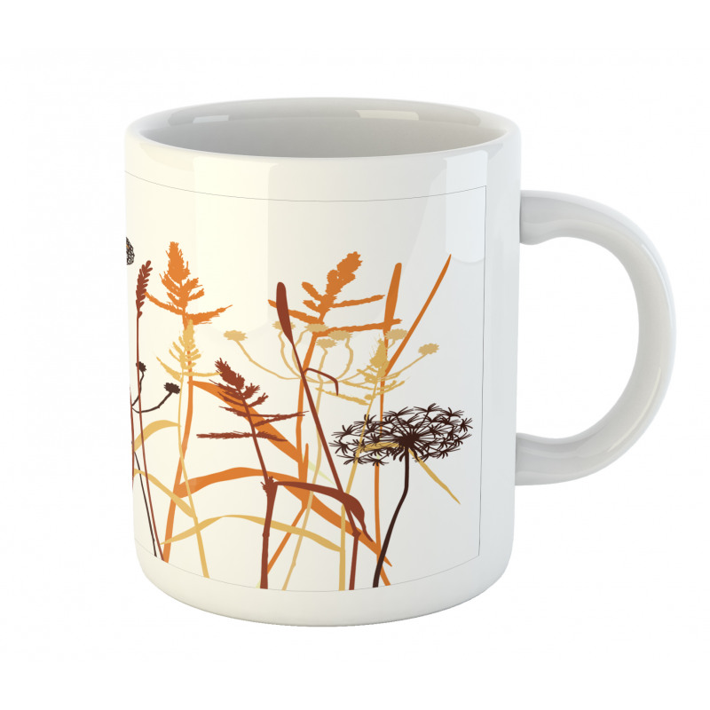 Composition with Leaves Mug