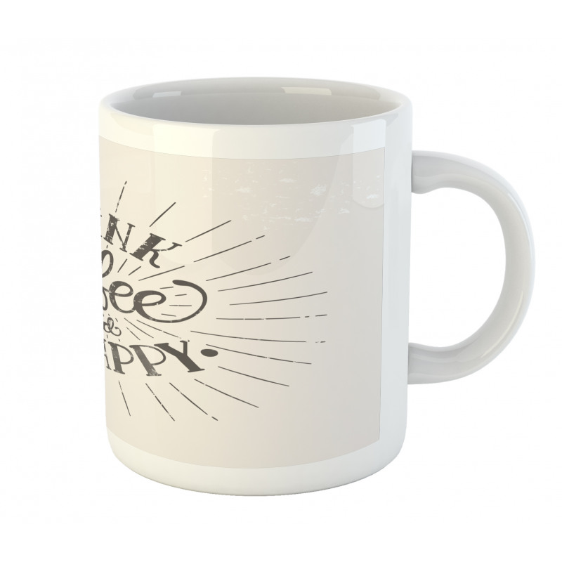 Coffee Words Grunge Effect Mug