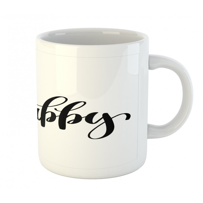 Words in Art Form Mug