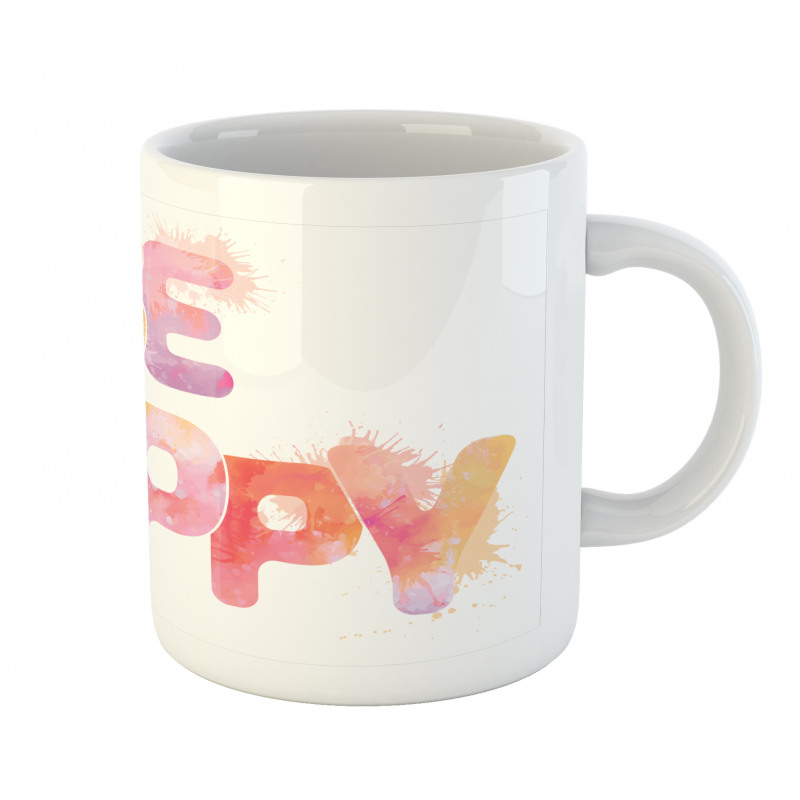 Watercolor Inscription Art Mug