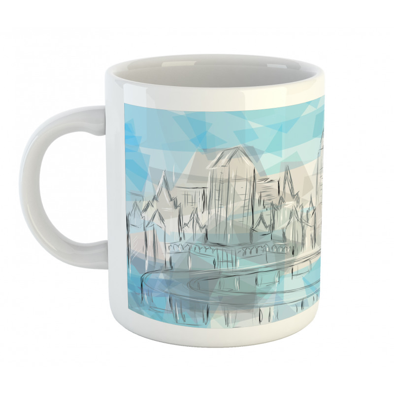 Abstract City Silhouette Mug