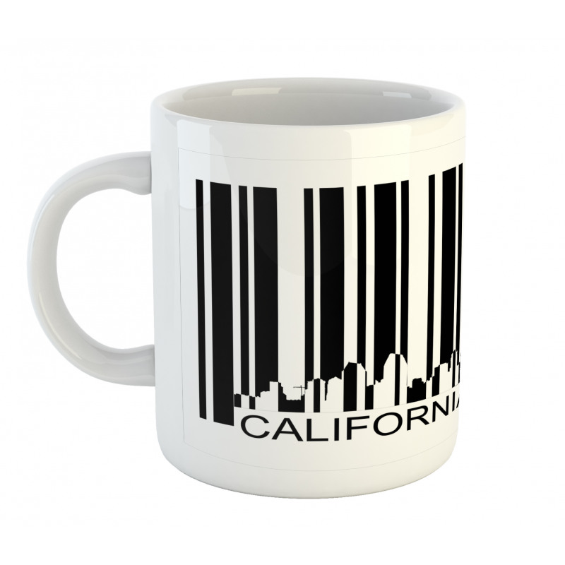 Barcode City Buildings Mug