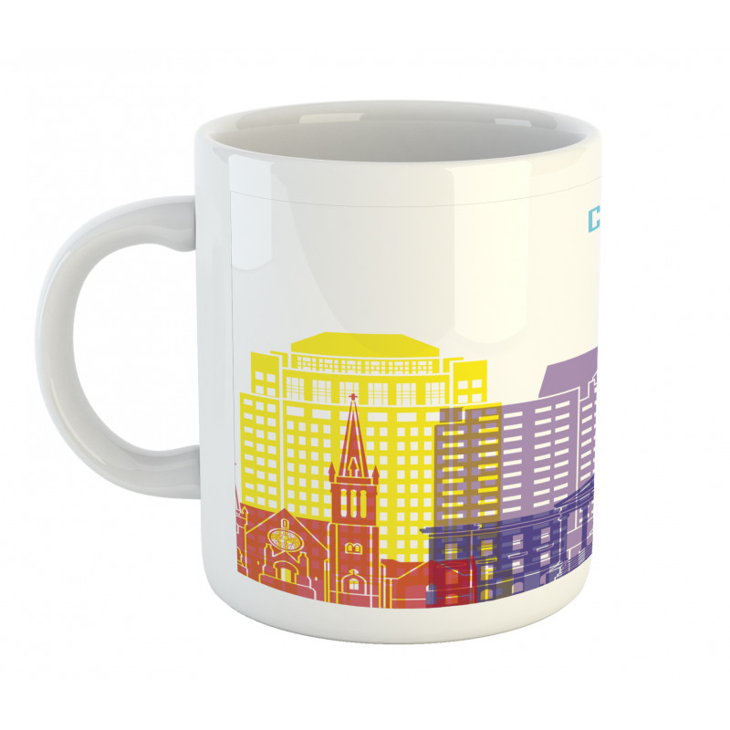 Colorful Urban City Sky Mug