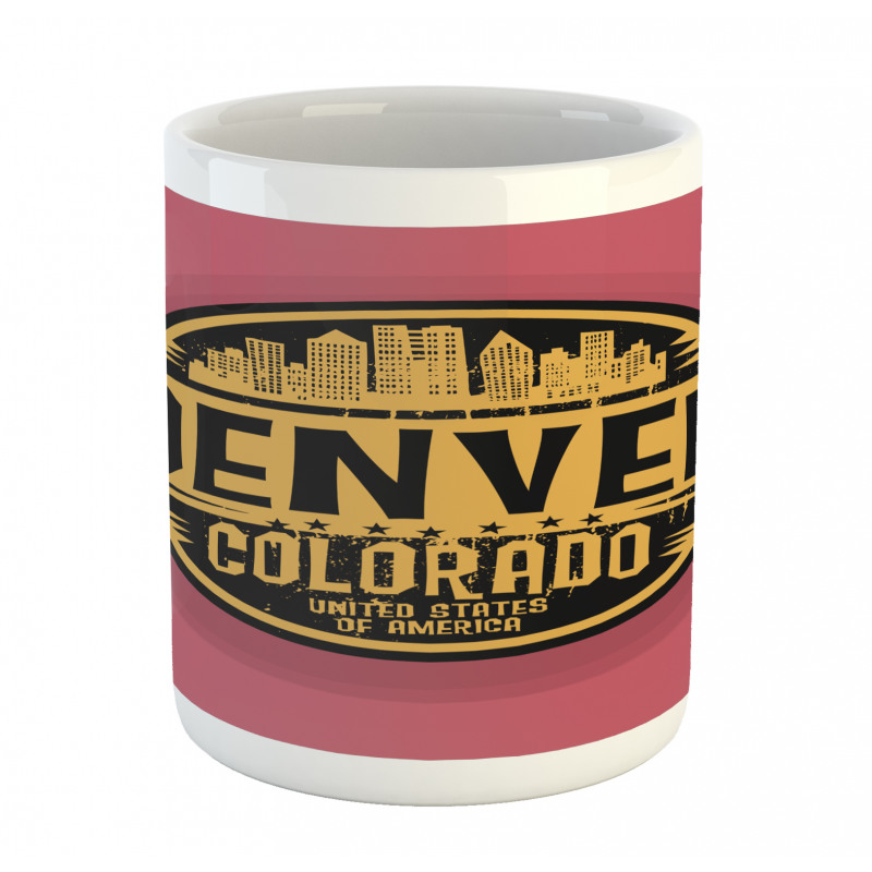 Denver Grunge Urban City Mug