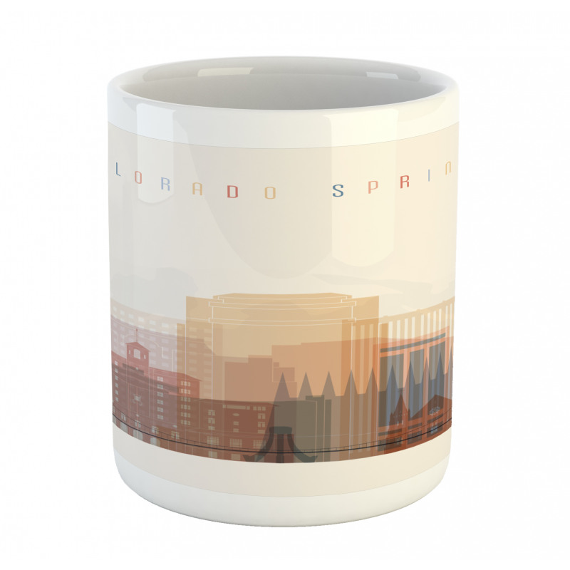 Colorado Springs Skyline Mug