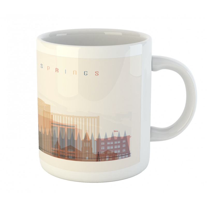 Colorado Springs Skyline Mug