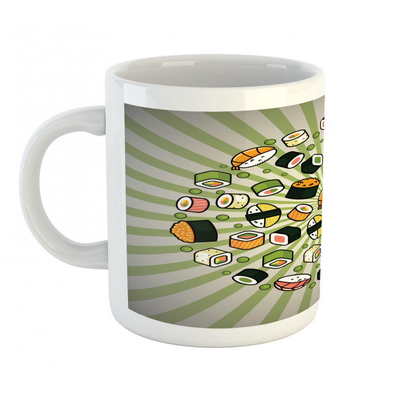 Manga Style Japanese Food Mug