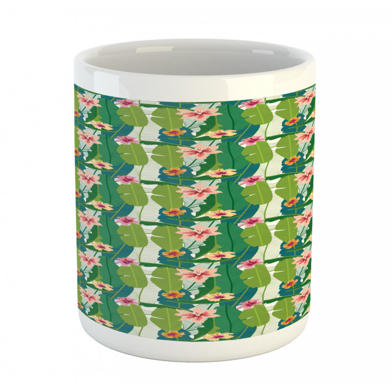 Banana Leaves Hawaii Mug