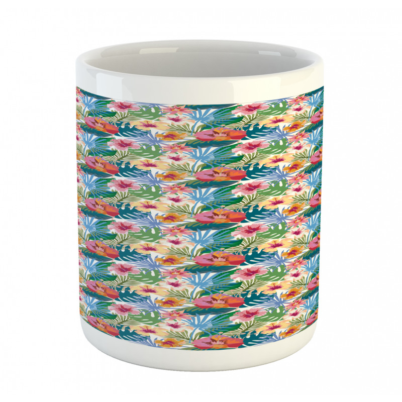 Jungle Nature Flourish Motifs Mug