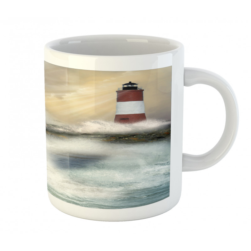 Stormy Sea Waves Mug