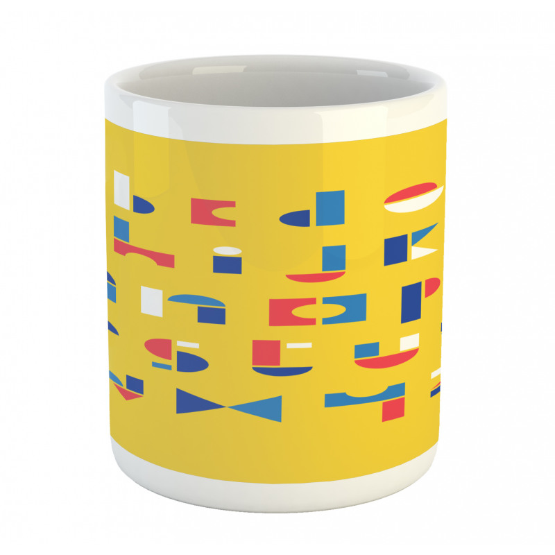 Geometric Small Letters Mug