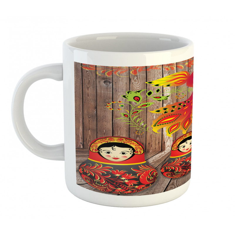 Folkloric Russian Dolls Mug